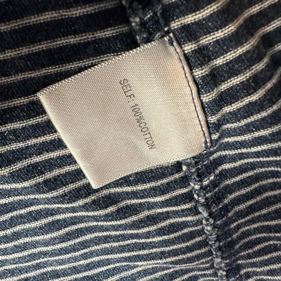 Jane & Delancey Swing Tee Shirt Dress Women's 1X Blue Stripe Short Sleeve Casual - Picture 8 of 9